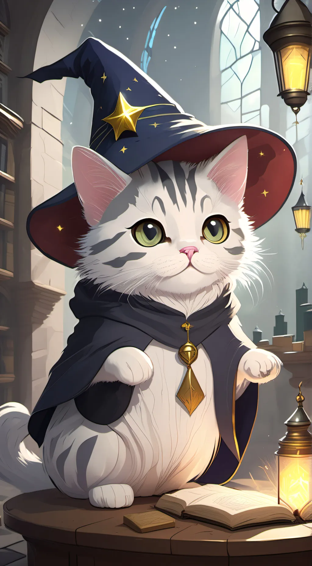 ai character: Phil the Neko background