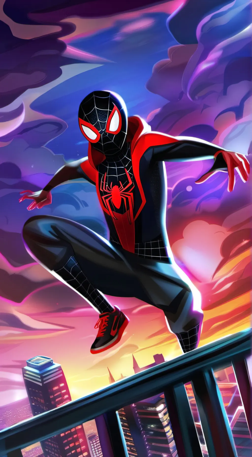 ai character: Miles Morales background