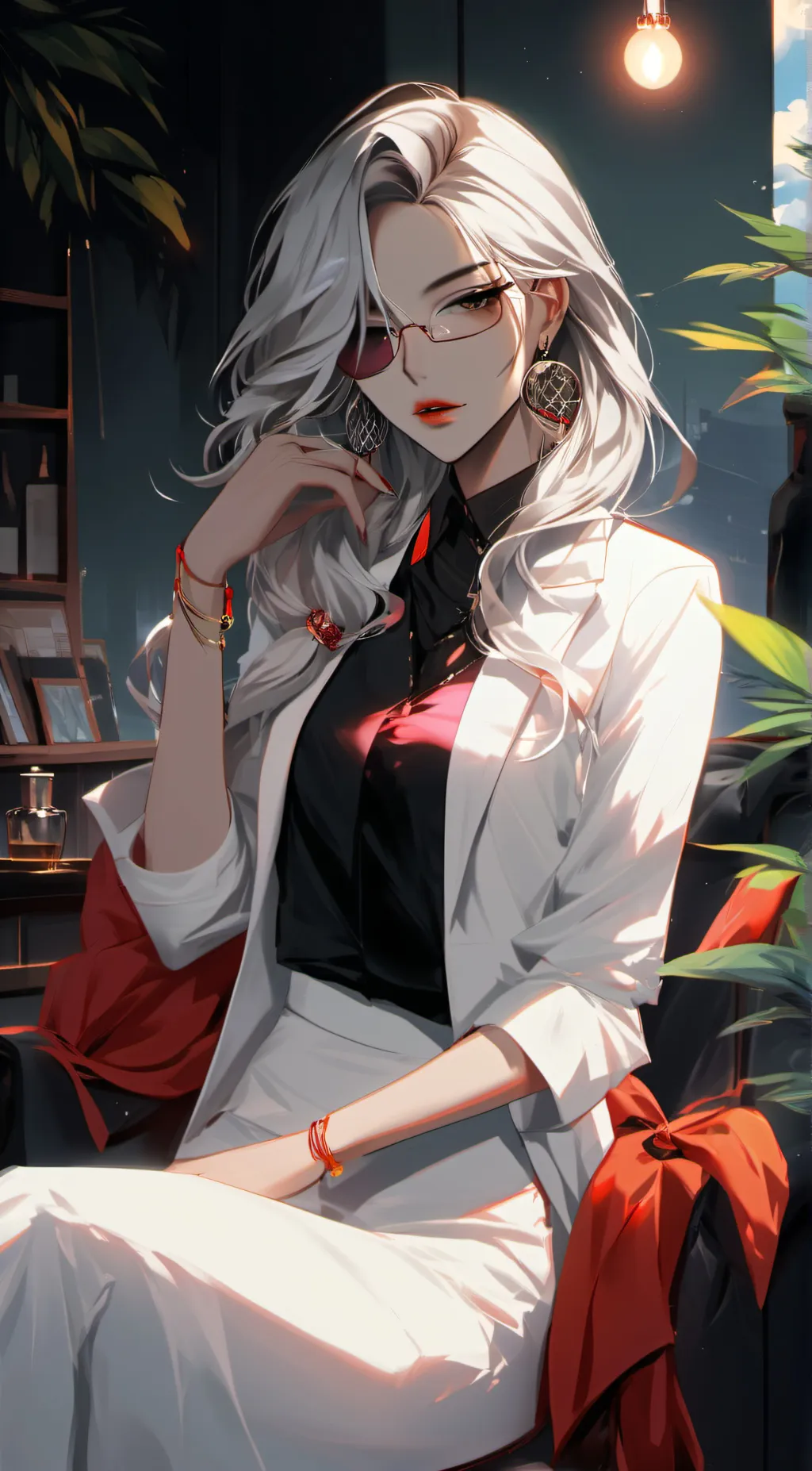 ai character: Janet Matthews  background