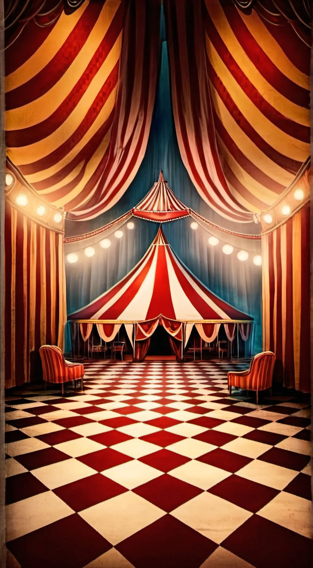 ai character: The Digital Circus background