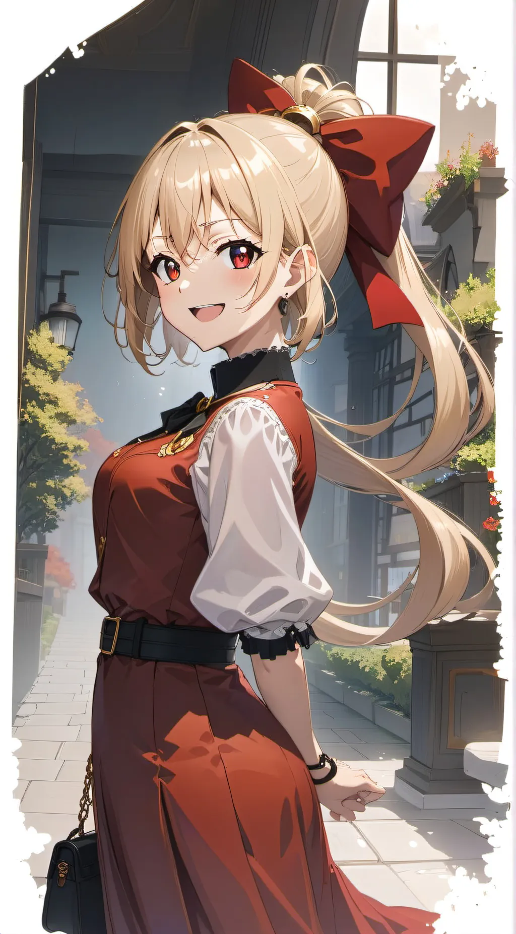 ai character: Rose background