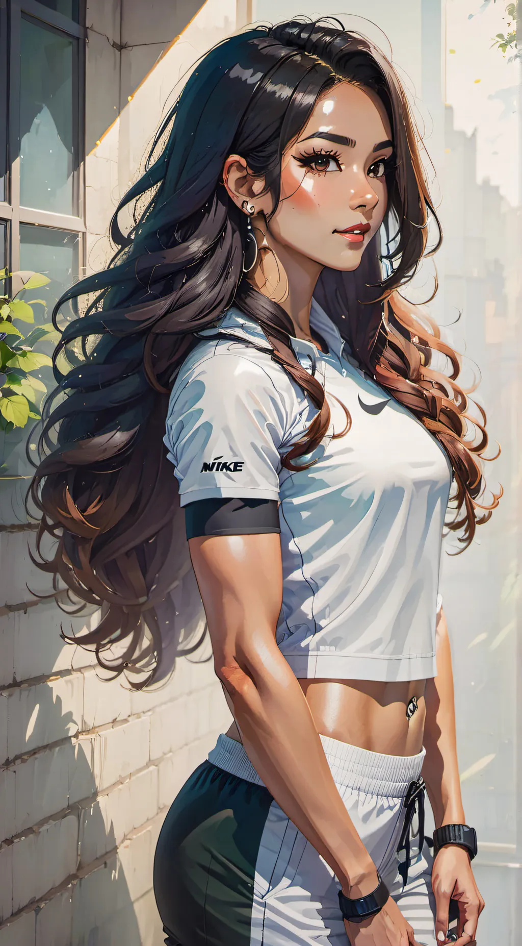 ai character: kayla background