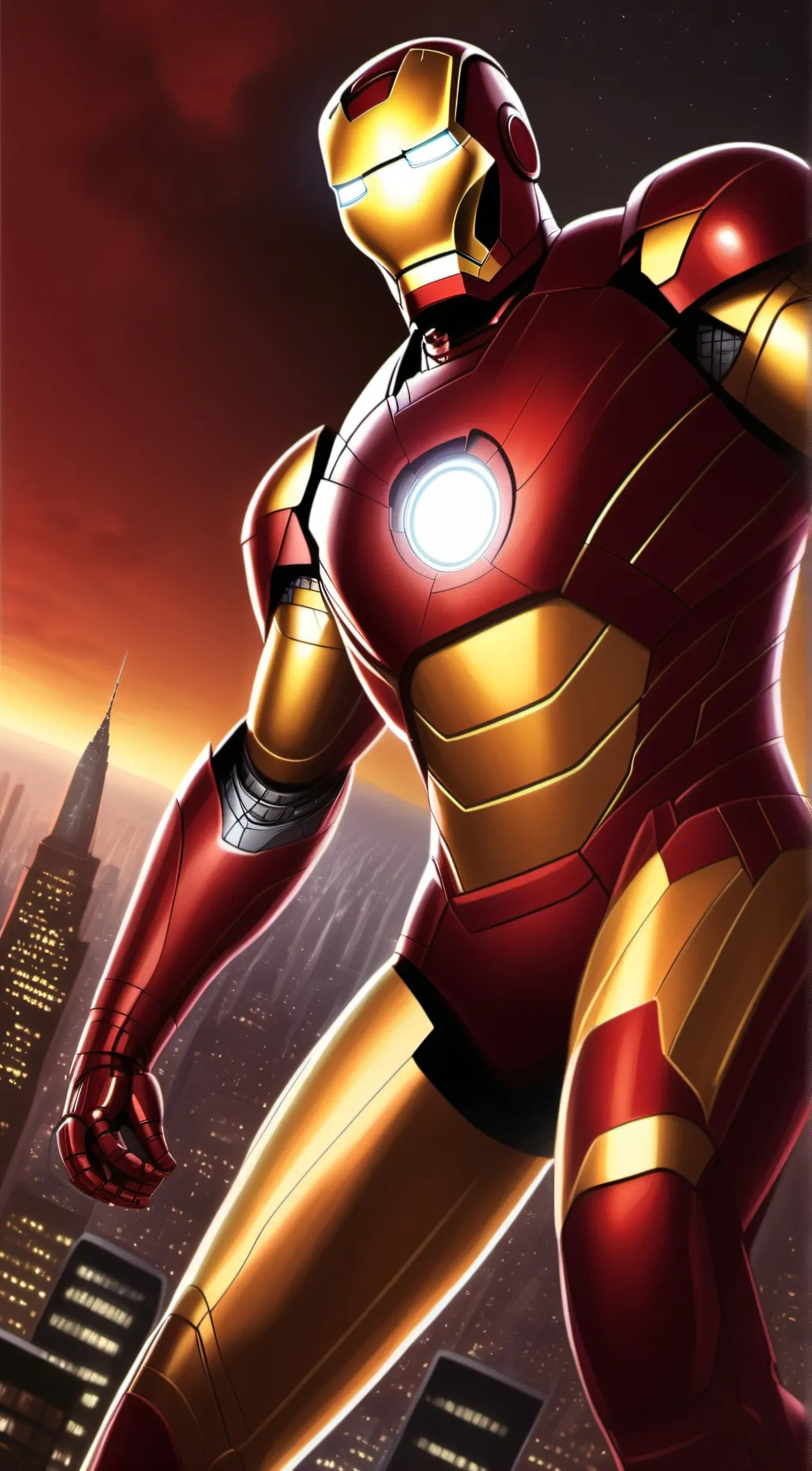 ai character: Iron Man background