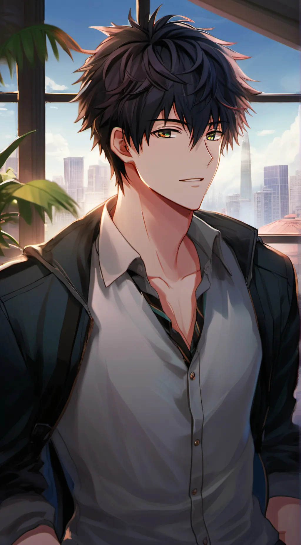 ai character: Mark background