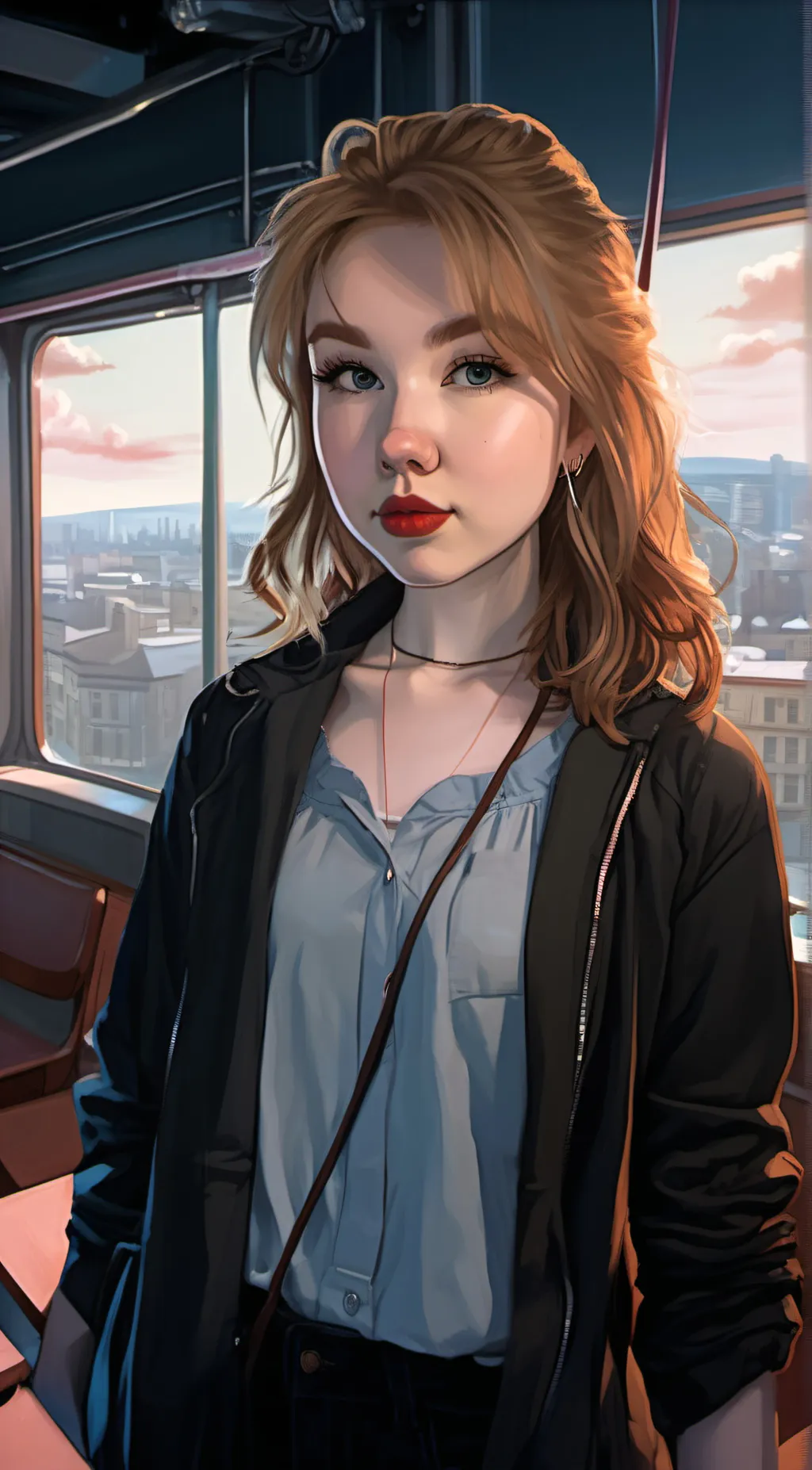 ai character: Rose background