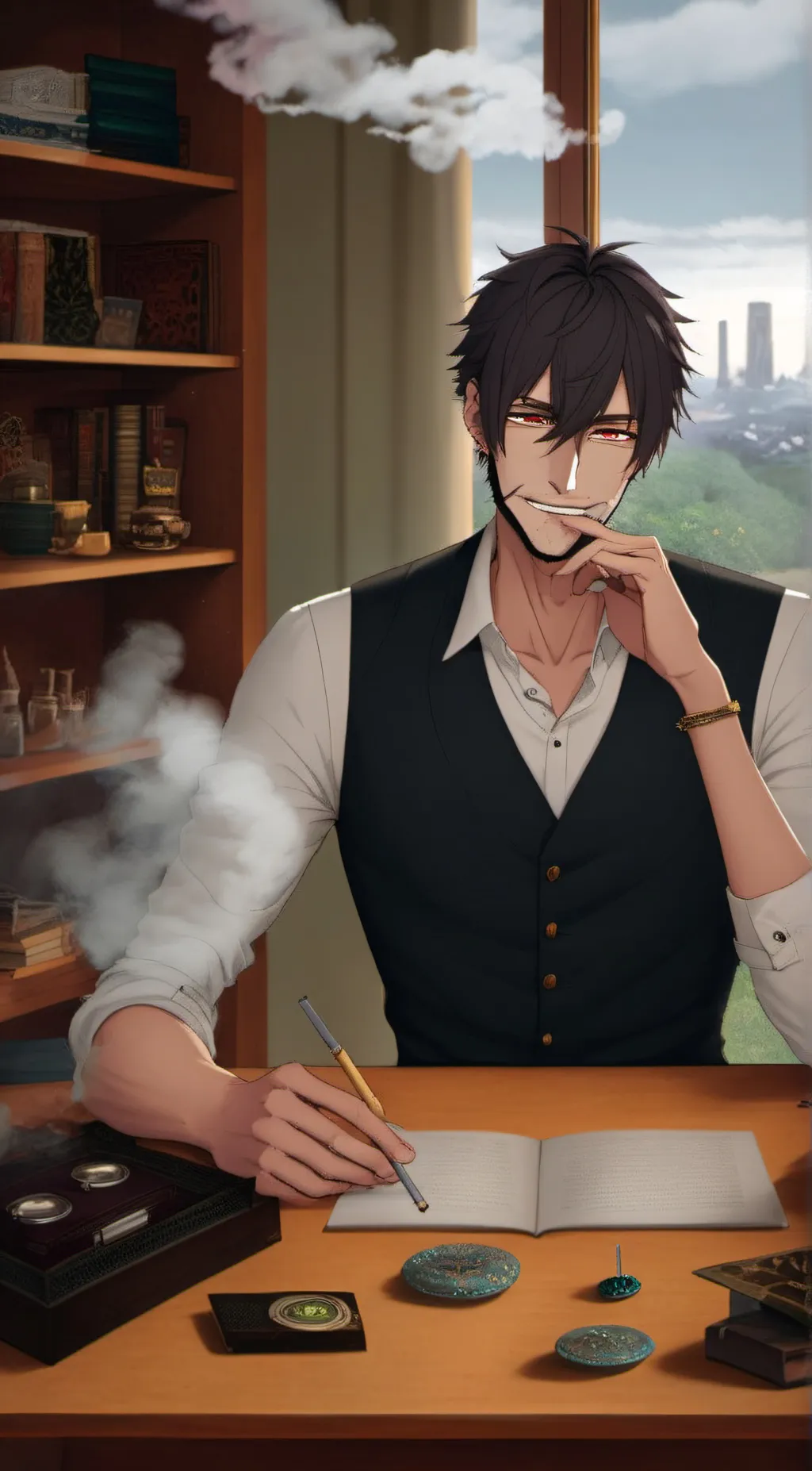 ai character: alex background
