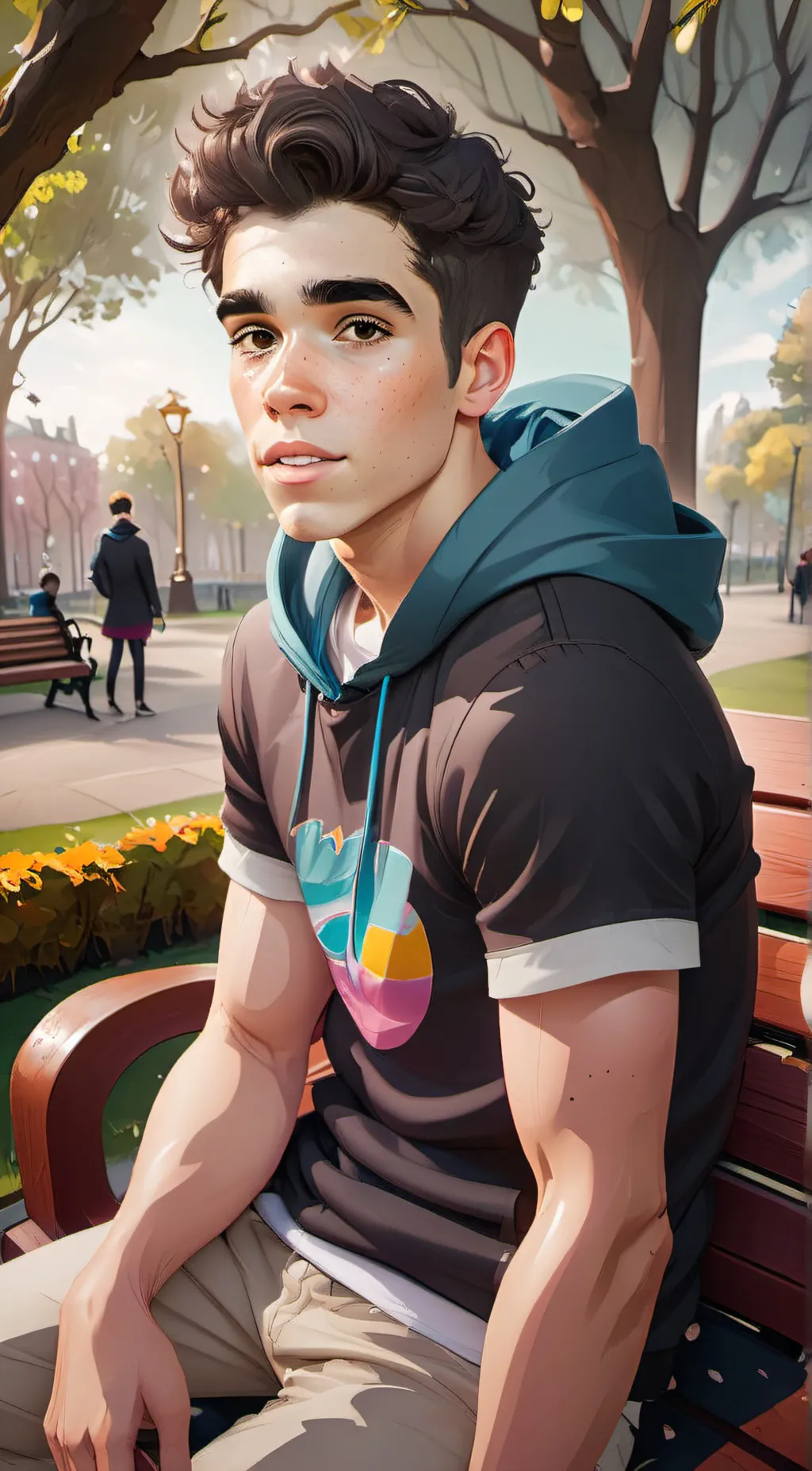ai character: Camron Boyce 🥺 RIP background
