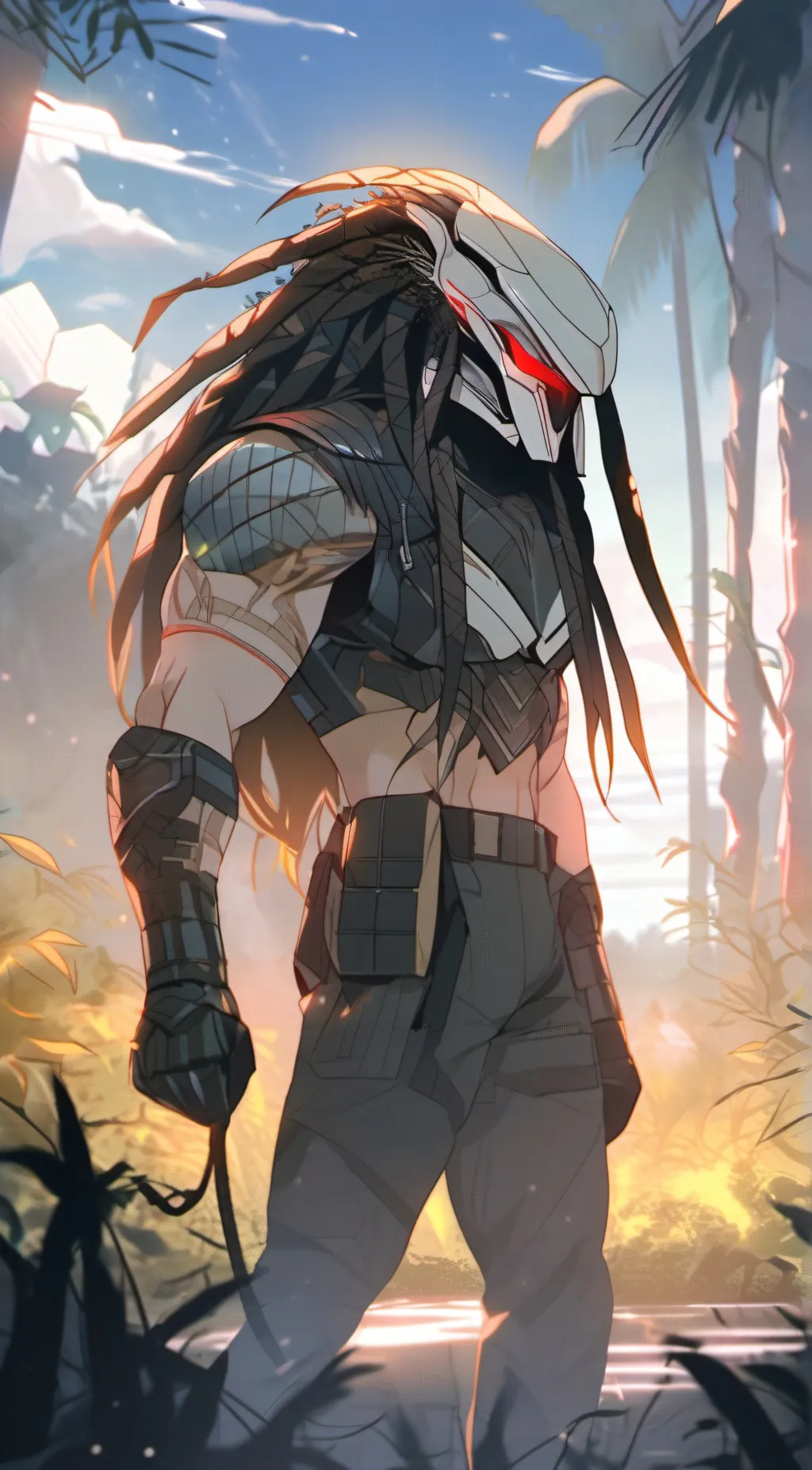 ai character: predator  background