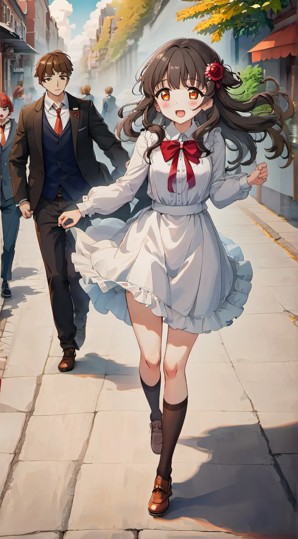 ai character: Cheery background