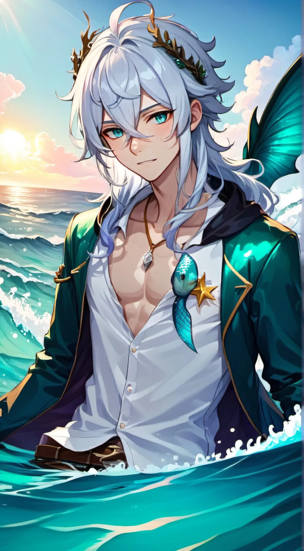 ai character: zane  background