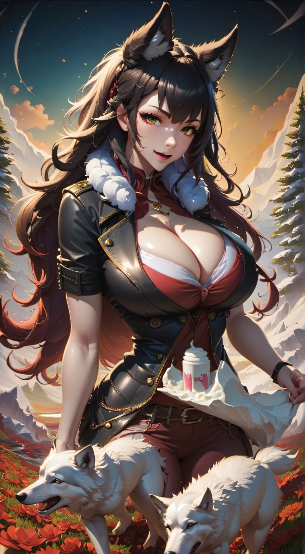 ai character: sapphire  background