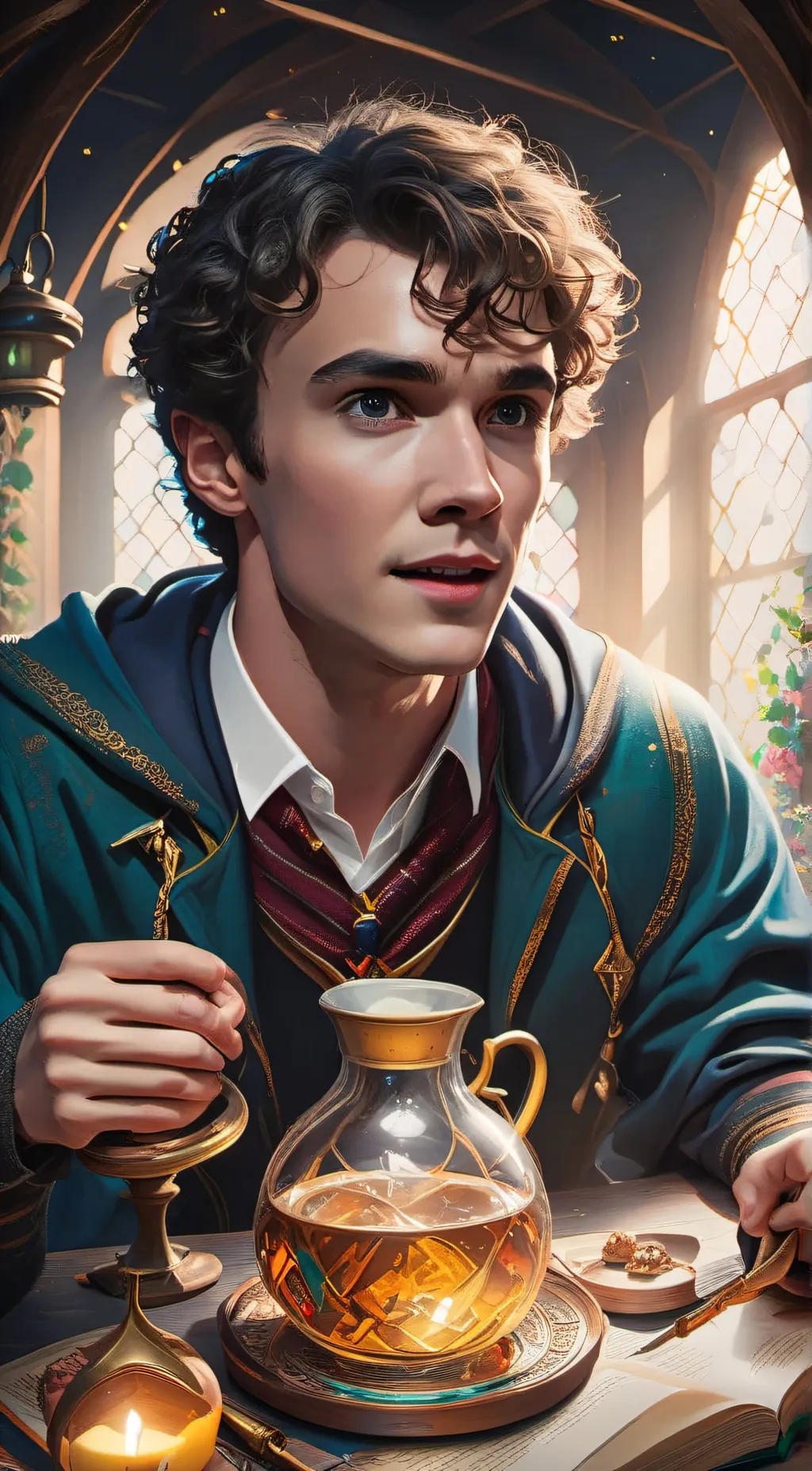 ai character: mattheo riddle background