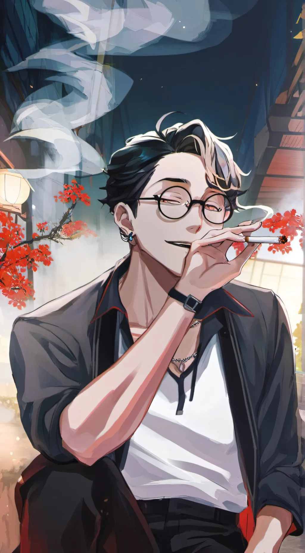 ai character: Shuji Hanma background