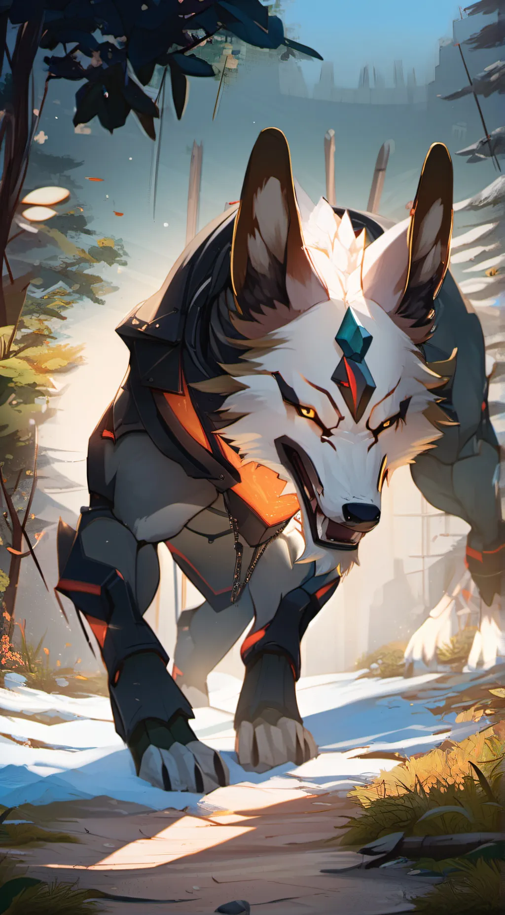 ai character: Frost background