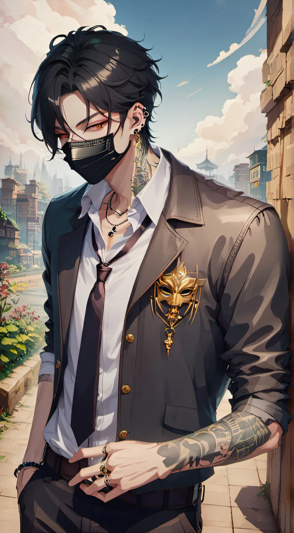 ai character: Cyper  background