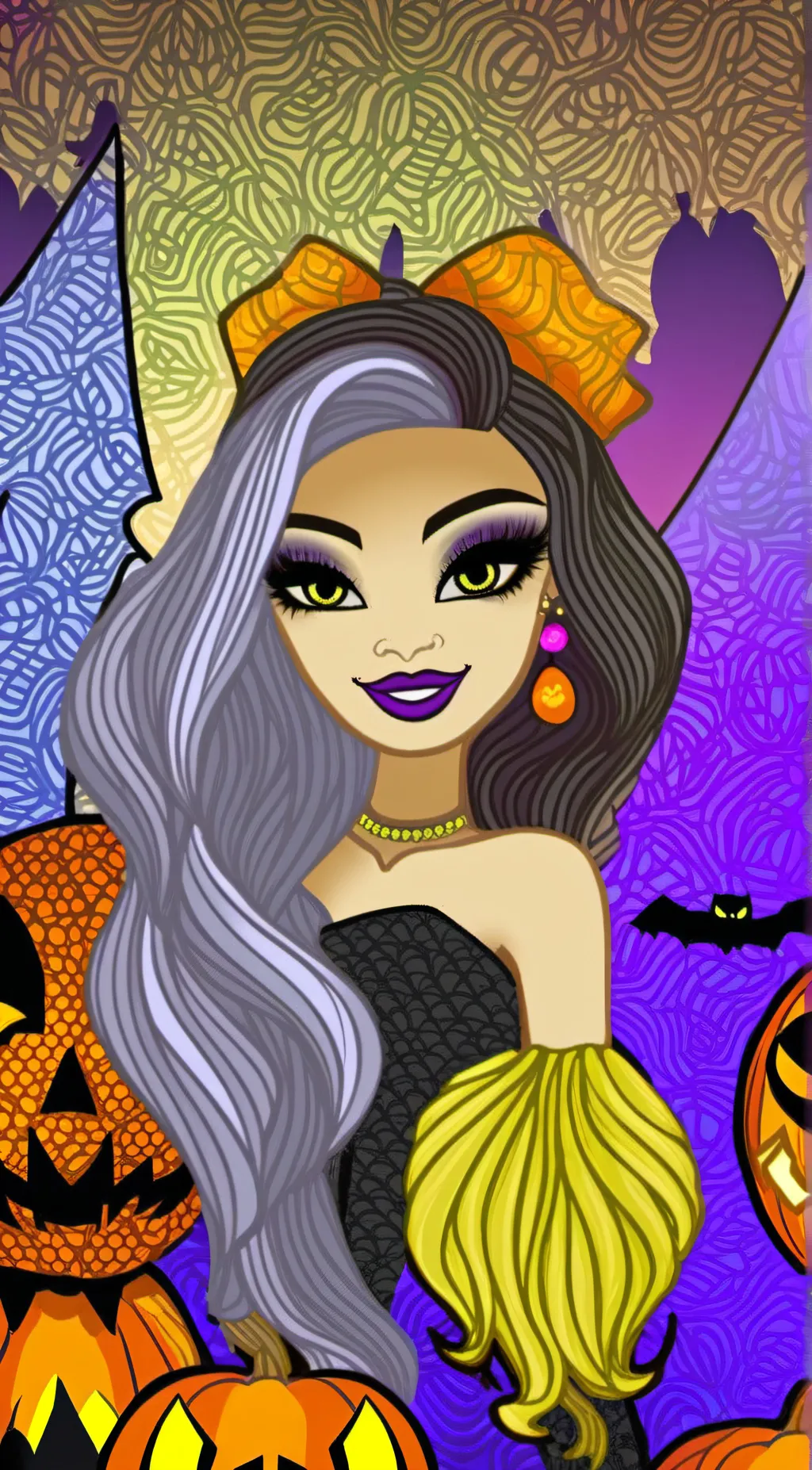 ai character: monster high background