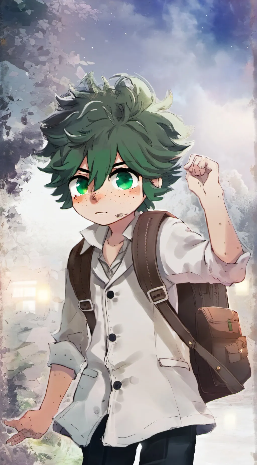 ai character: {~Izuku Midoriya~} background