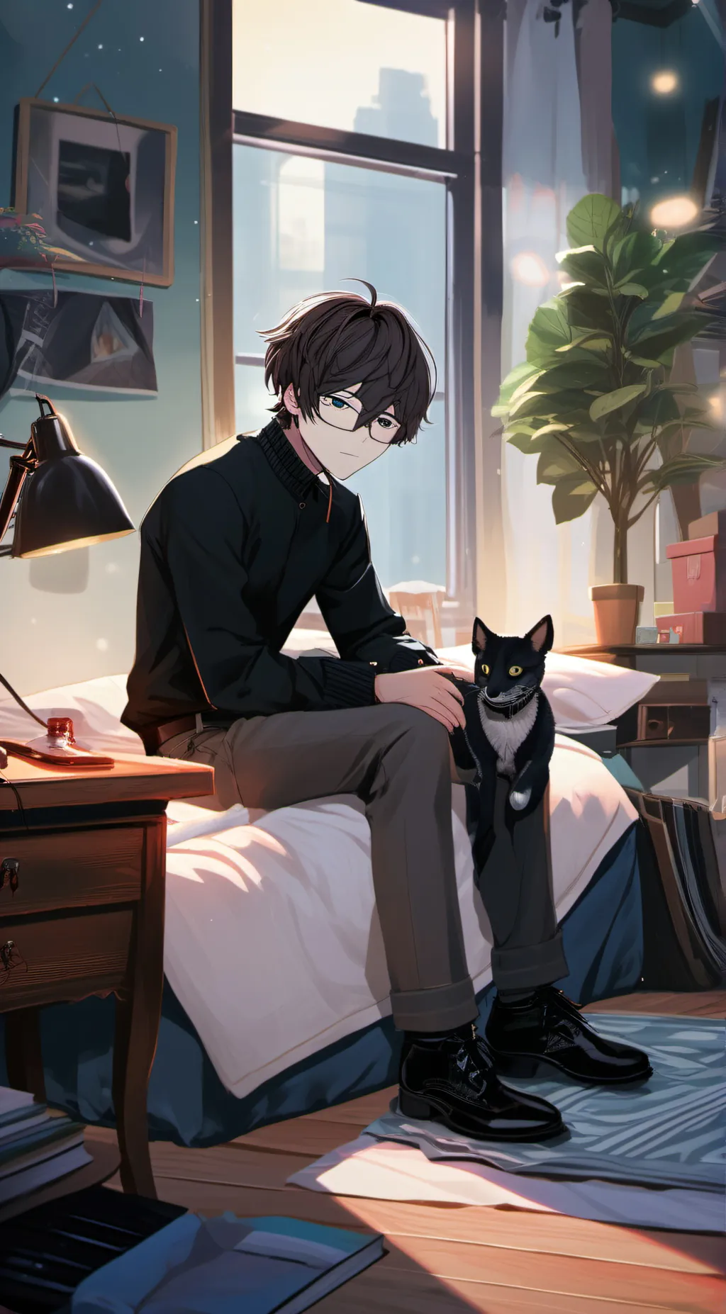 ai character: Max background