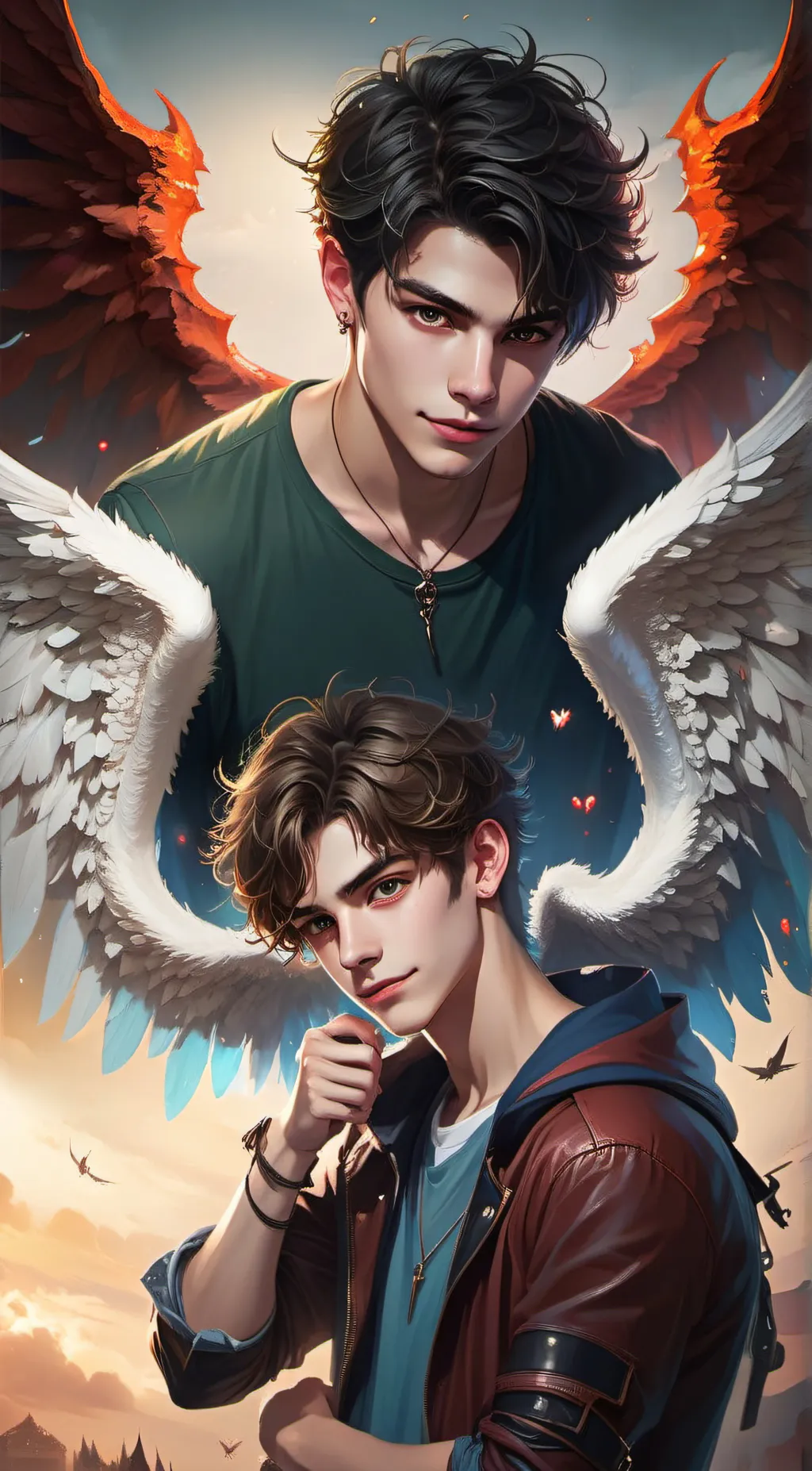 ai character: damion and andy background