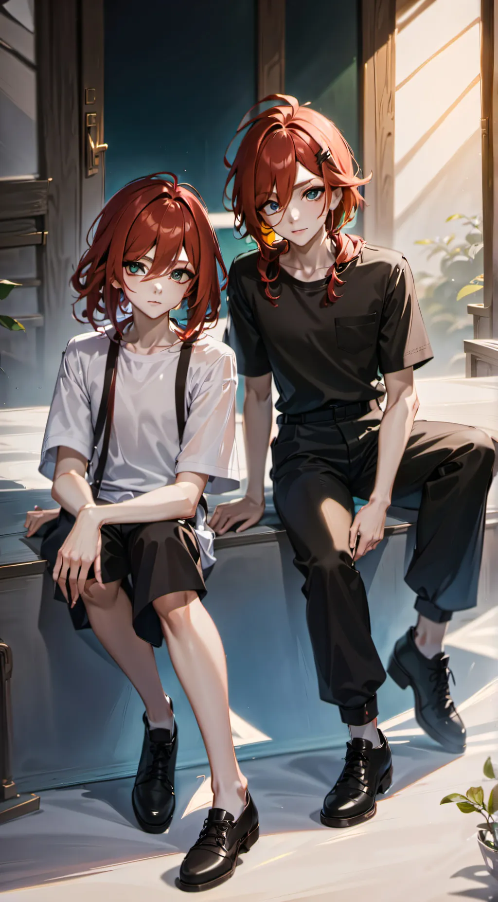 ai character: Cooper Twins background