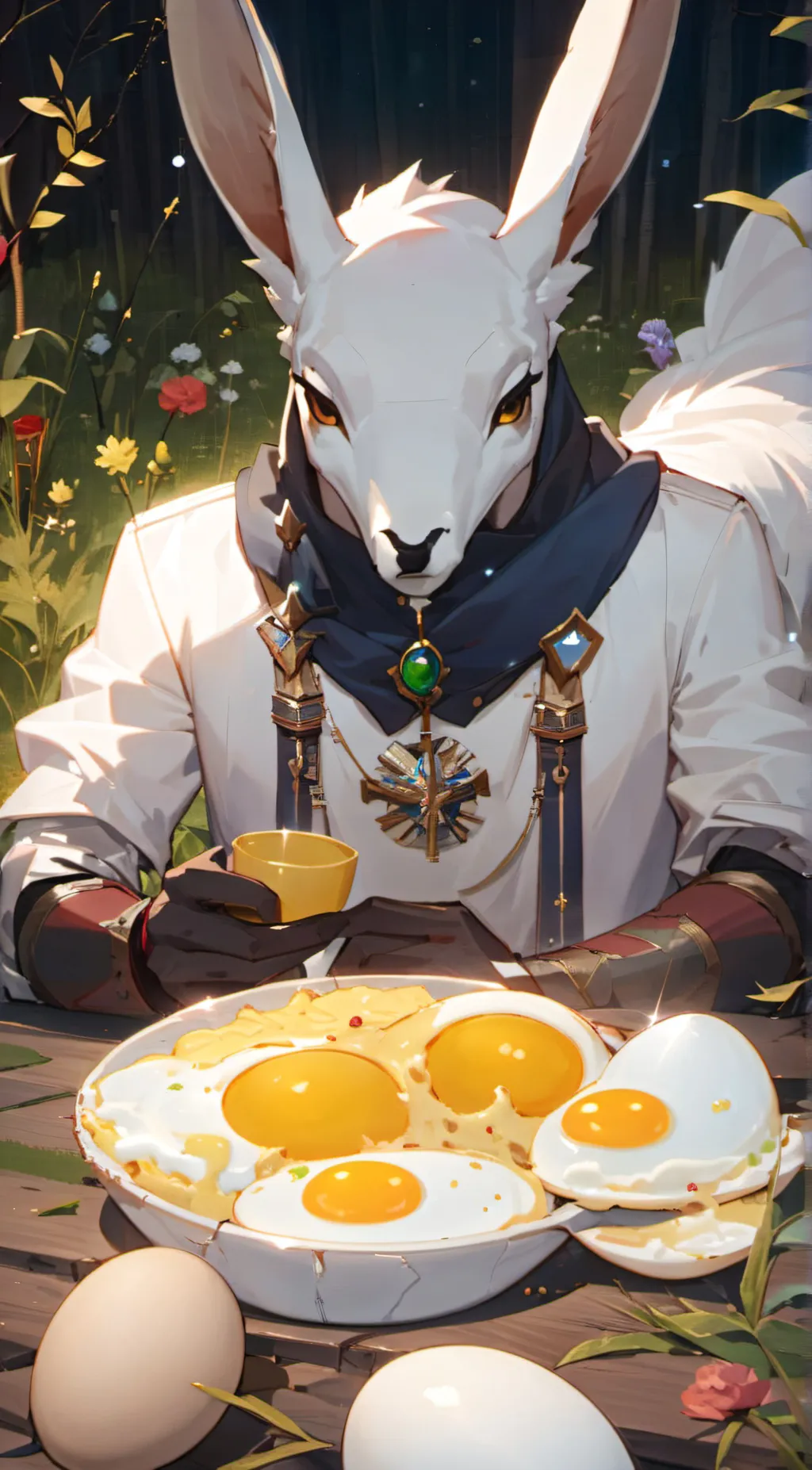 ai character: fartiy background