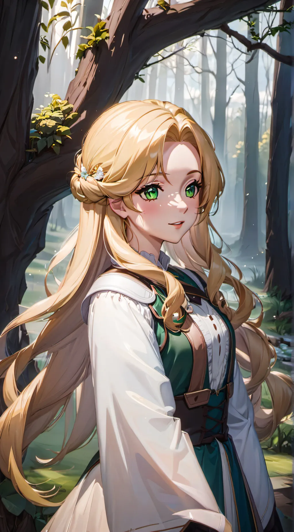 ai character: Melody background