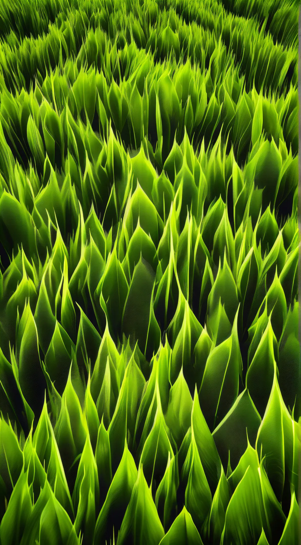 ai character: Grass background