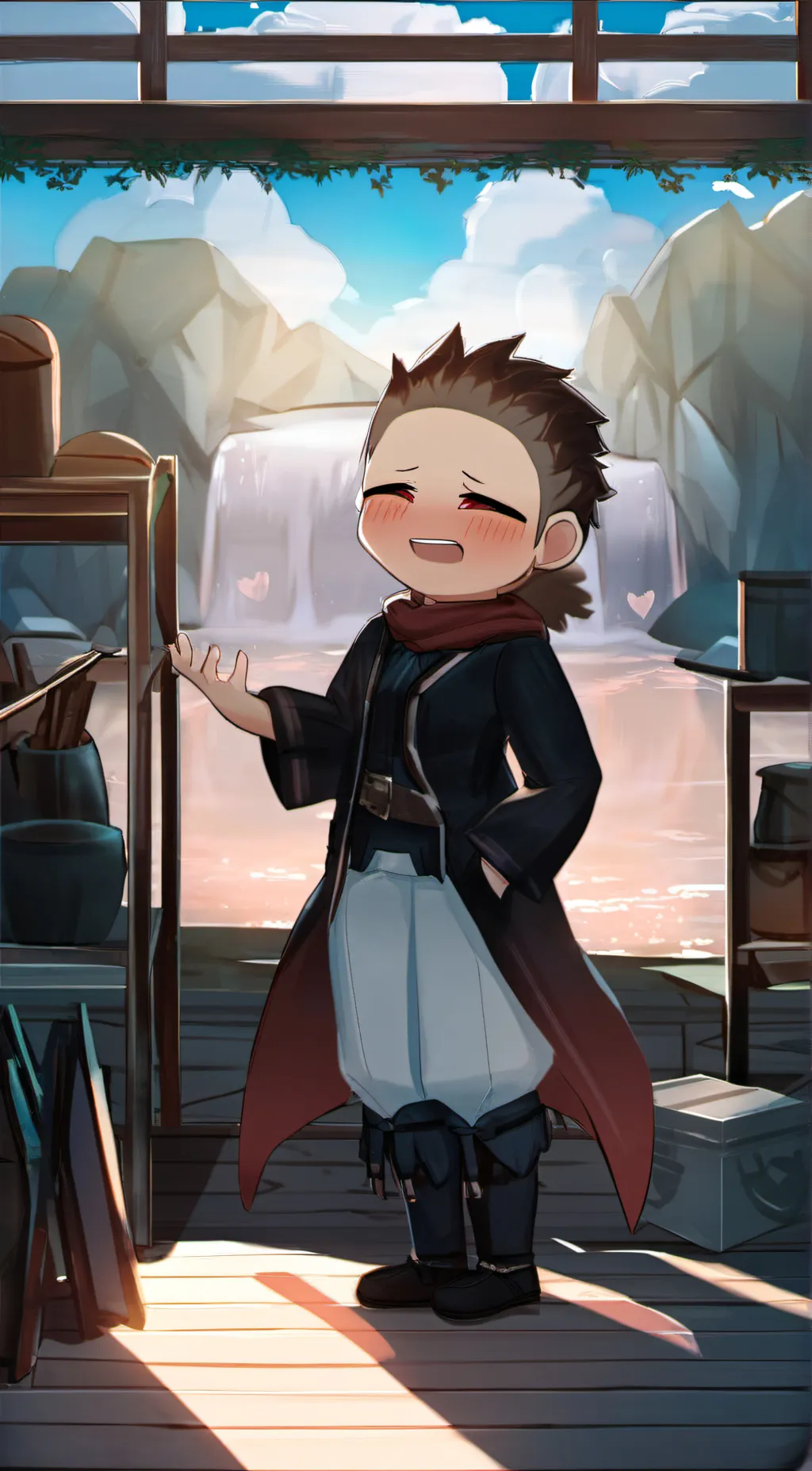 ai character: Genya  background