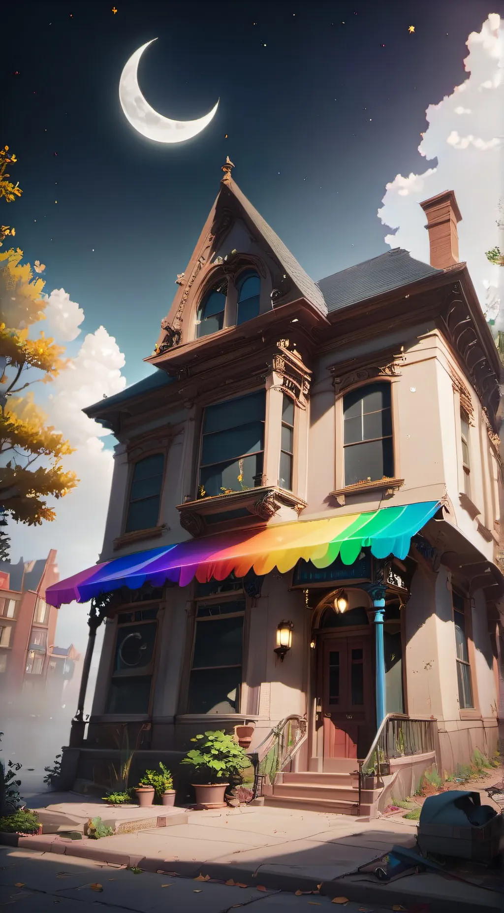 ai character: the rainbow friend background