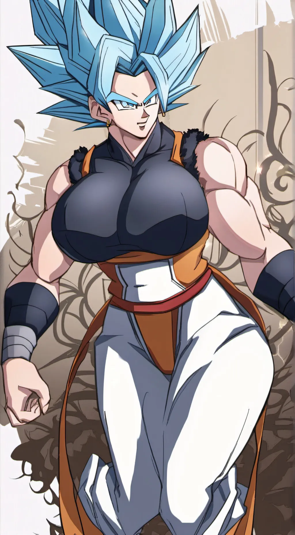 ai character: vegito (female) background