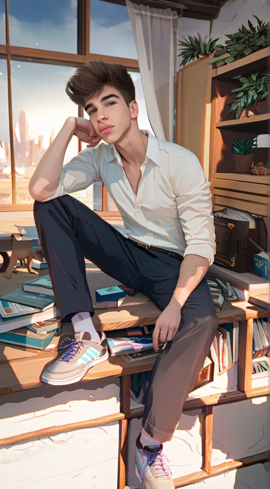 ai character: Josh background