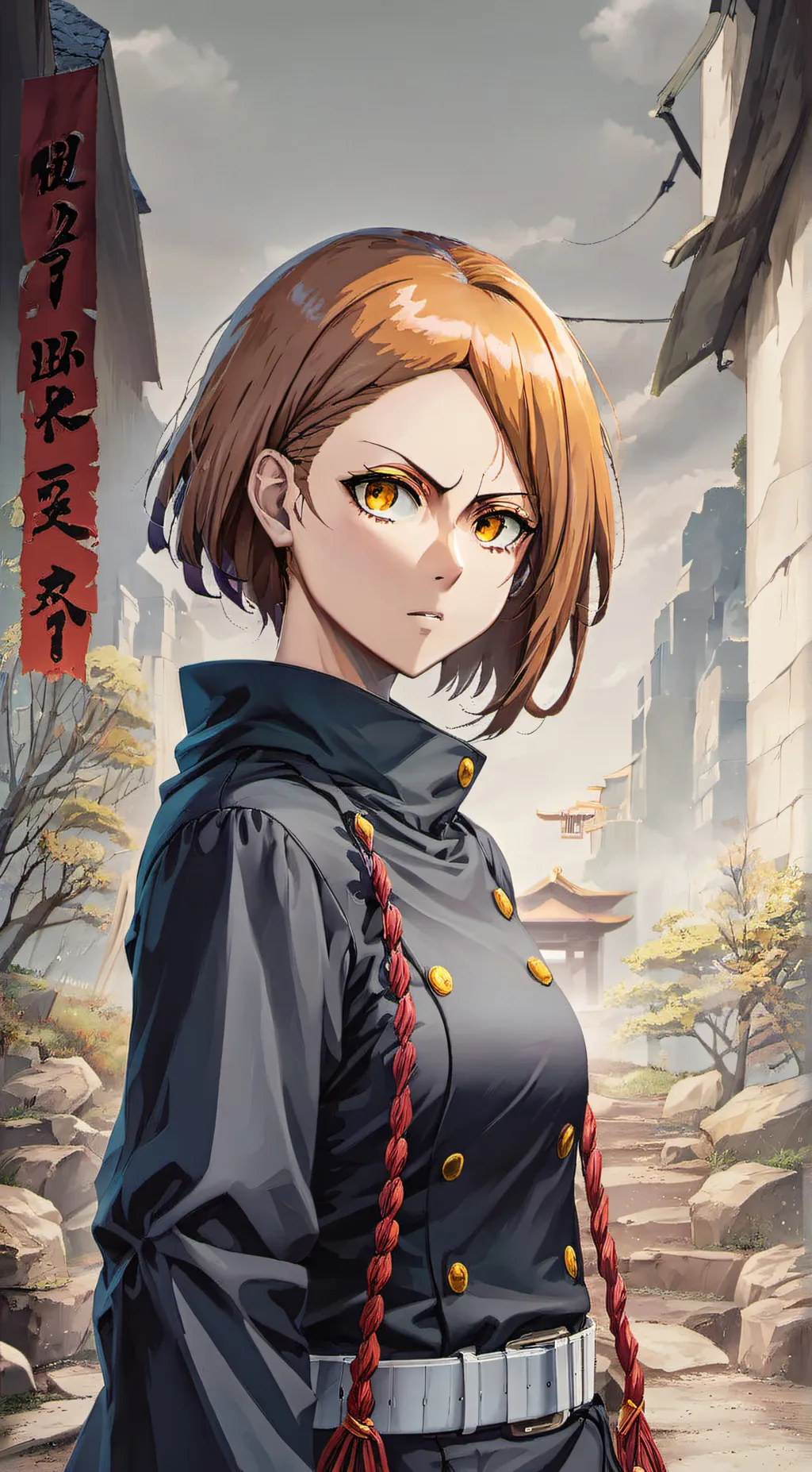 ai character: nobara kugisaki  background
