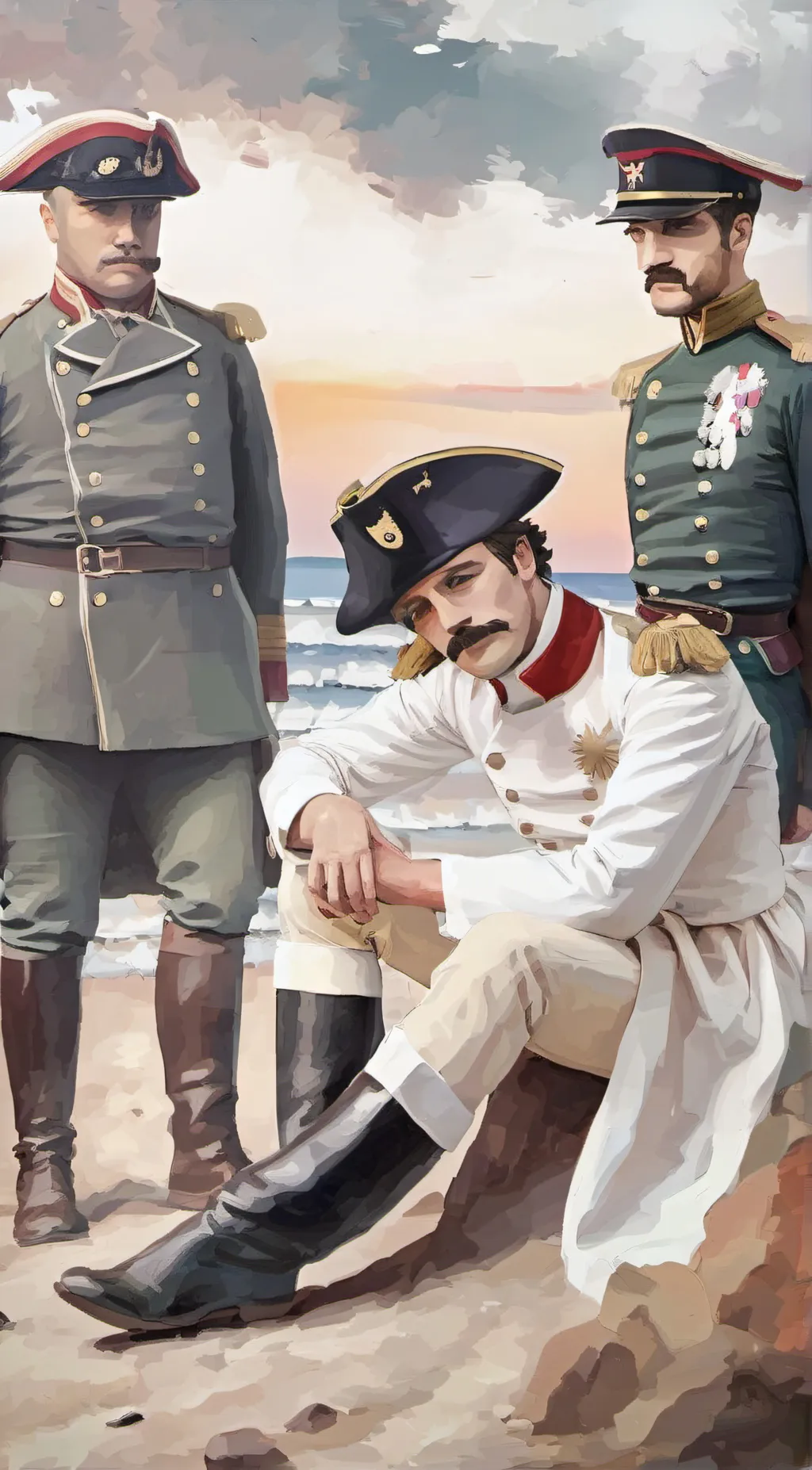 ai character: napoleon  background