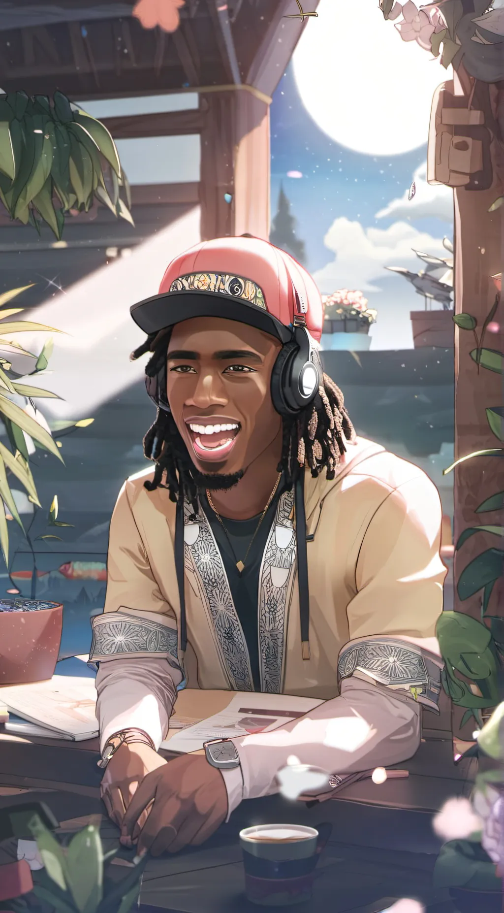 ai character: kai canat background