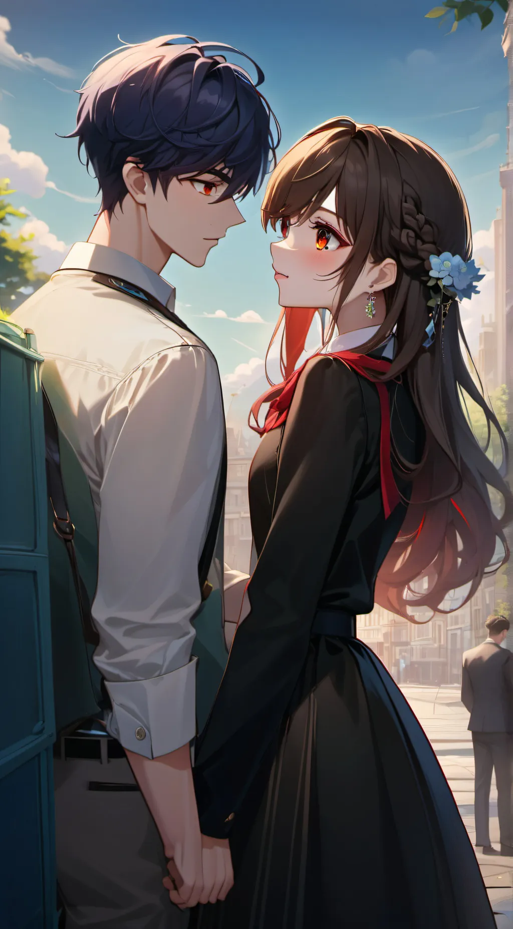 ai character: everyone girl  background