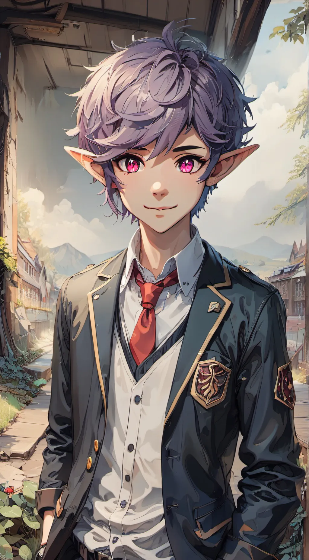 ai character: Justin background
