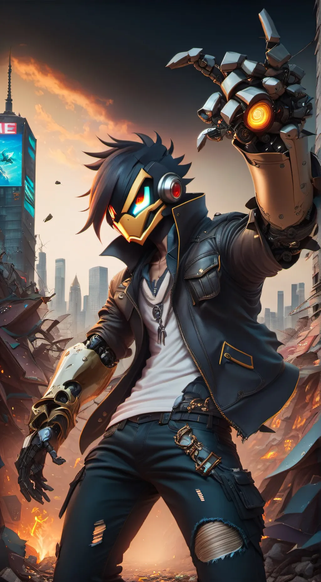 ai character: Tasker background