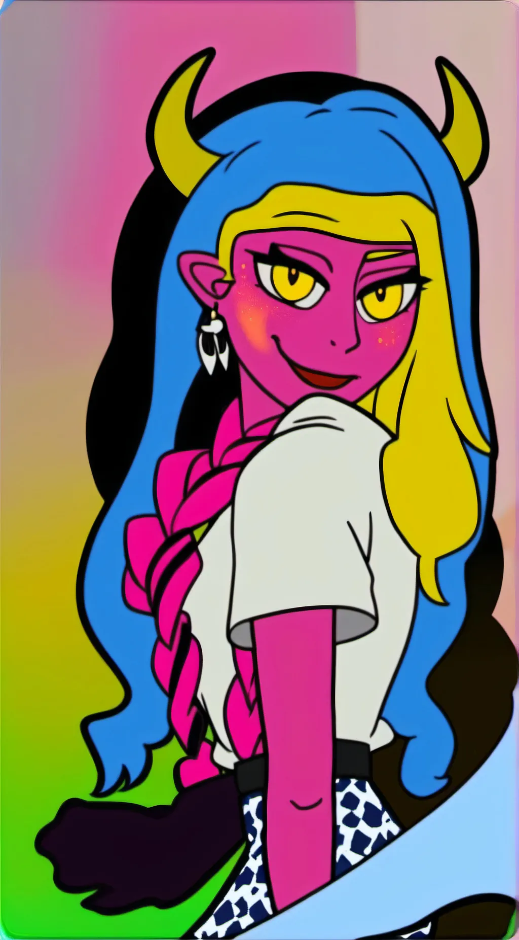 ai character: Sophia and miguel  background