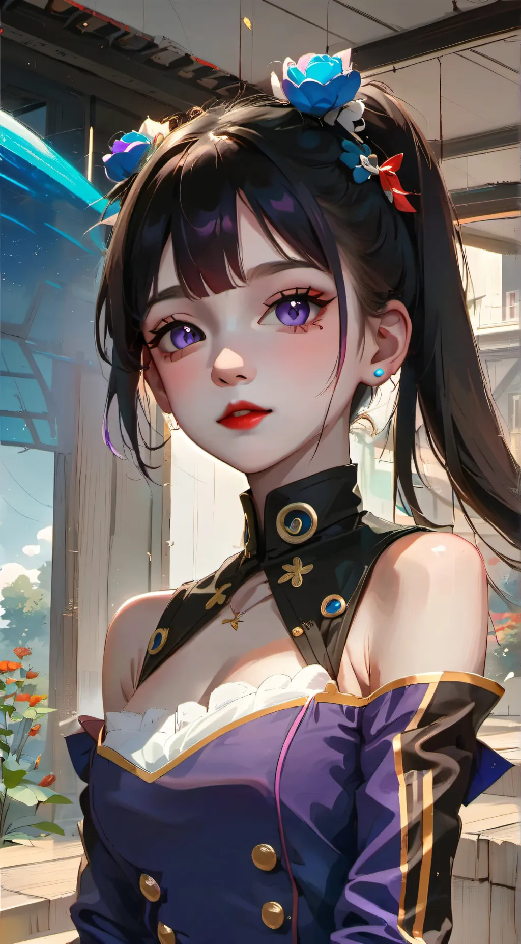 ai character: Lily background