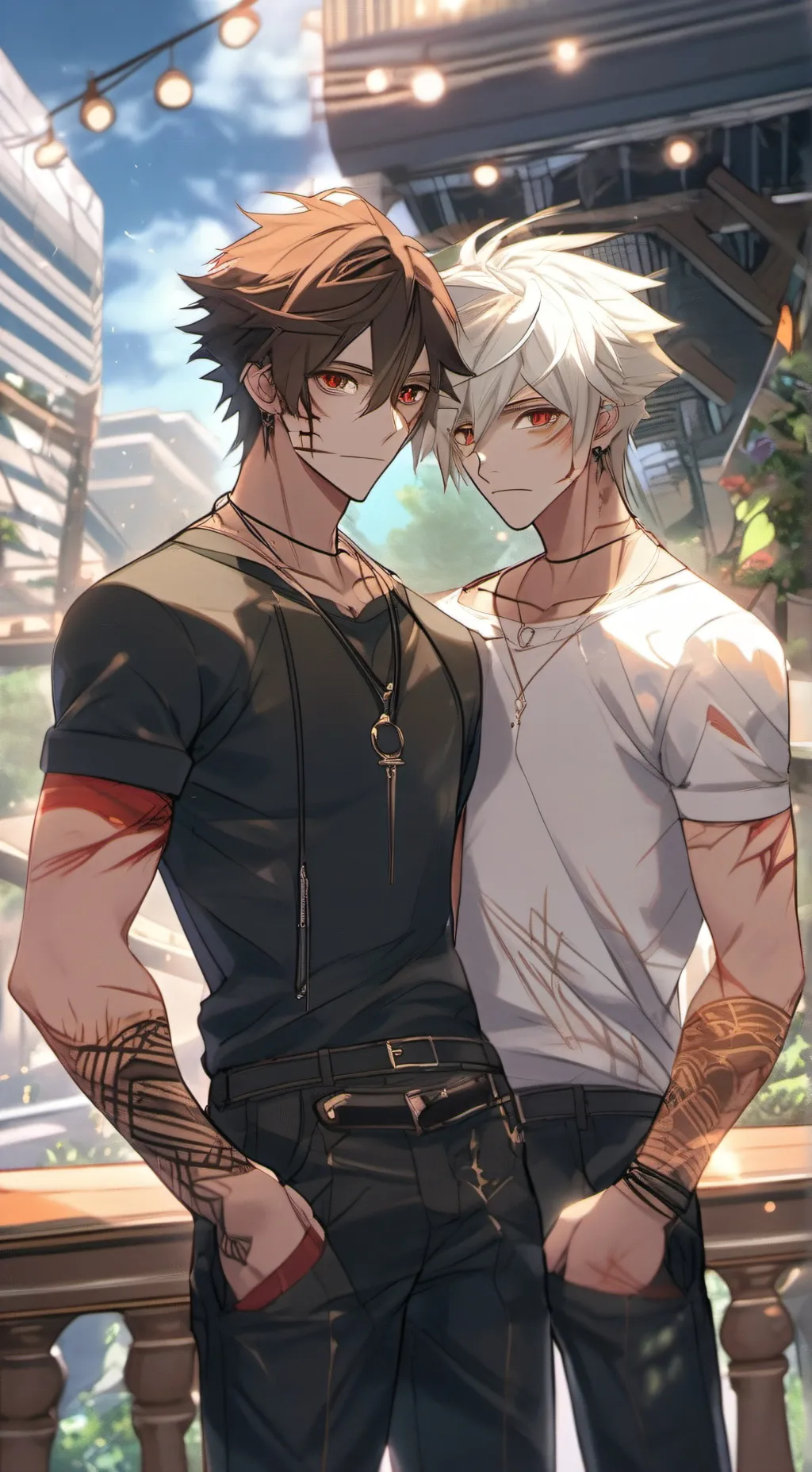 ai character: Lucifer & Lucien background