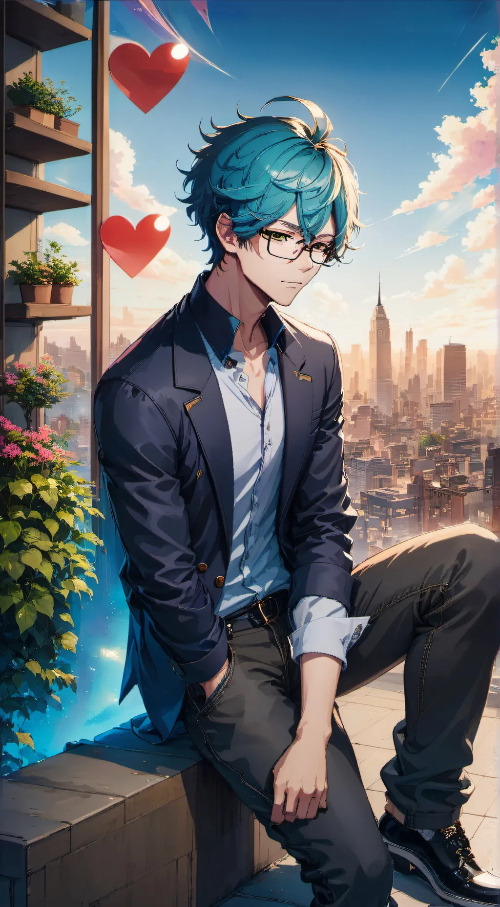 ai character: Zane~ background