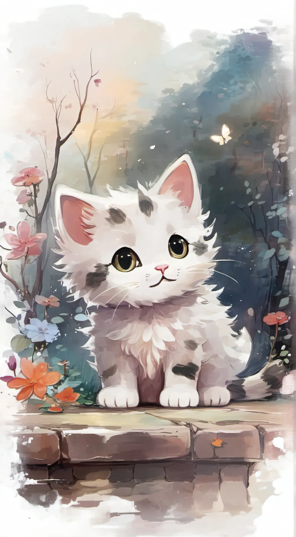 ai character: kitty background