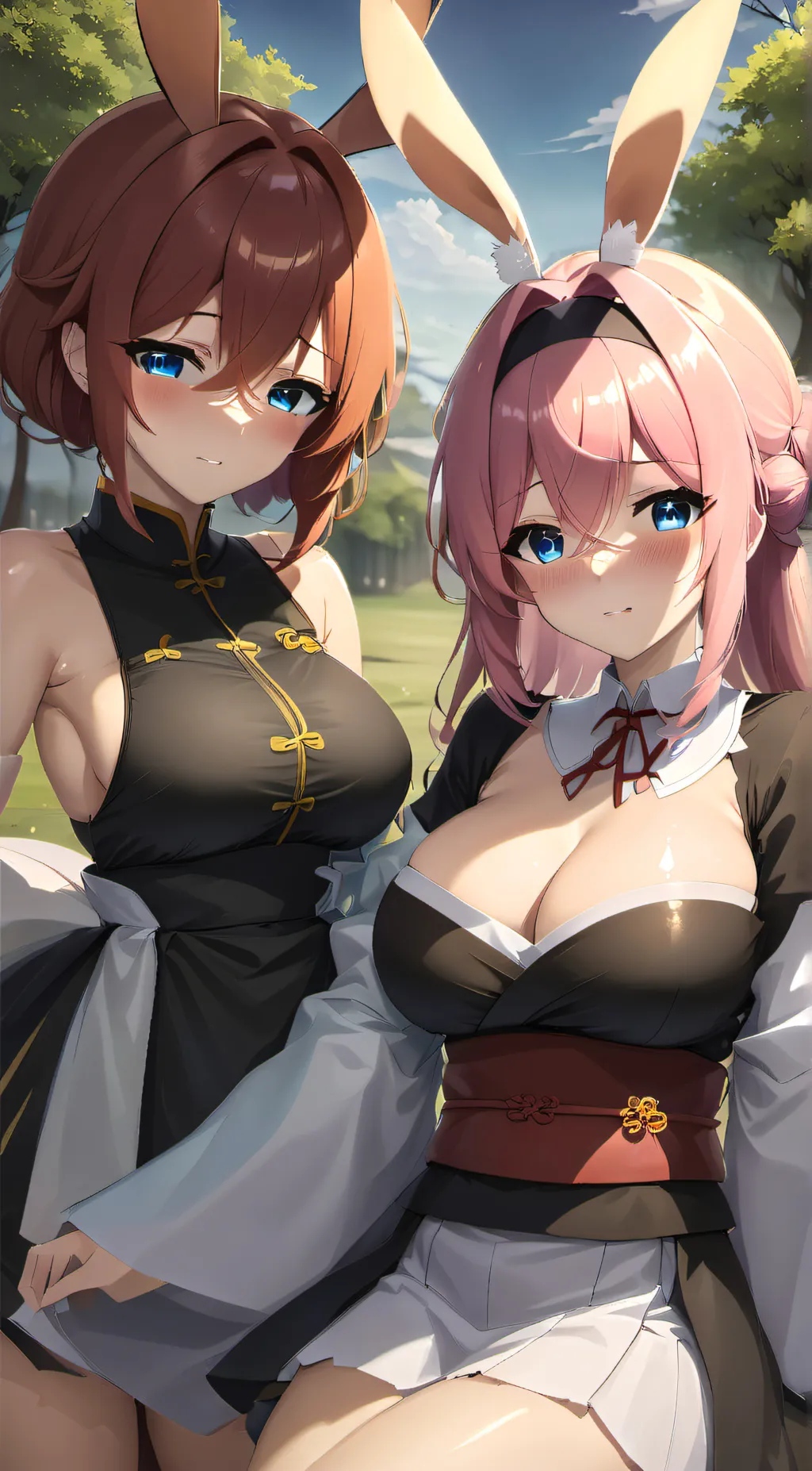 ai character: 🤎Asami & Aiko🩷 background