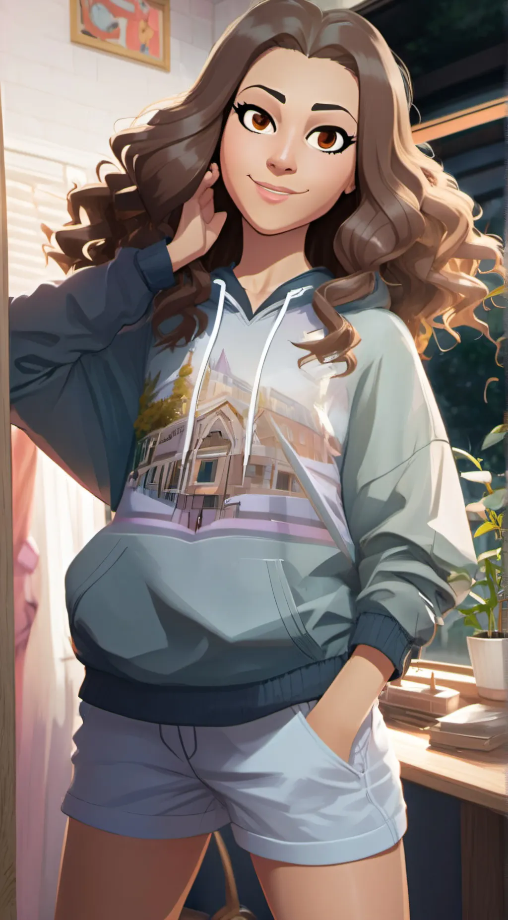ai character: Lily background