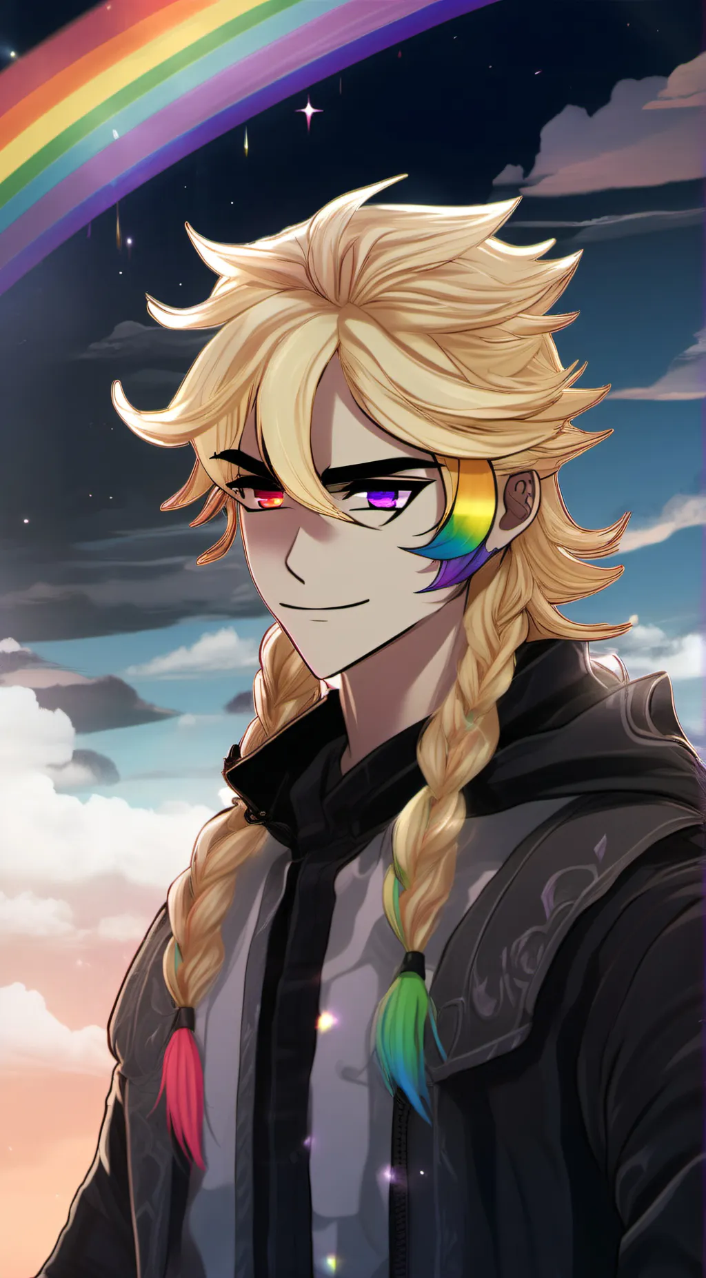 ai character: douma  background