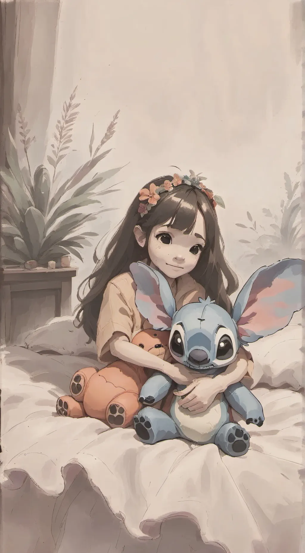 ai character: Ash background