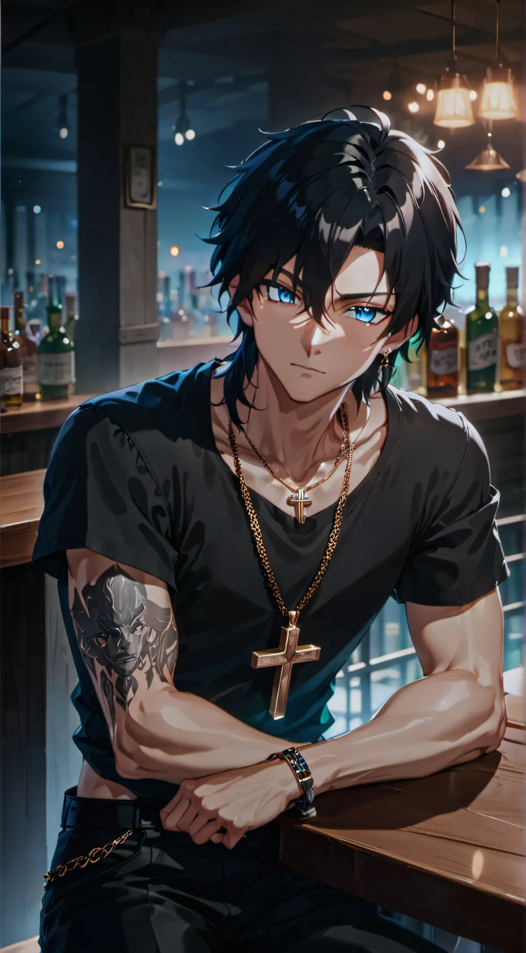 ai character: Ein background