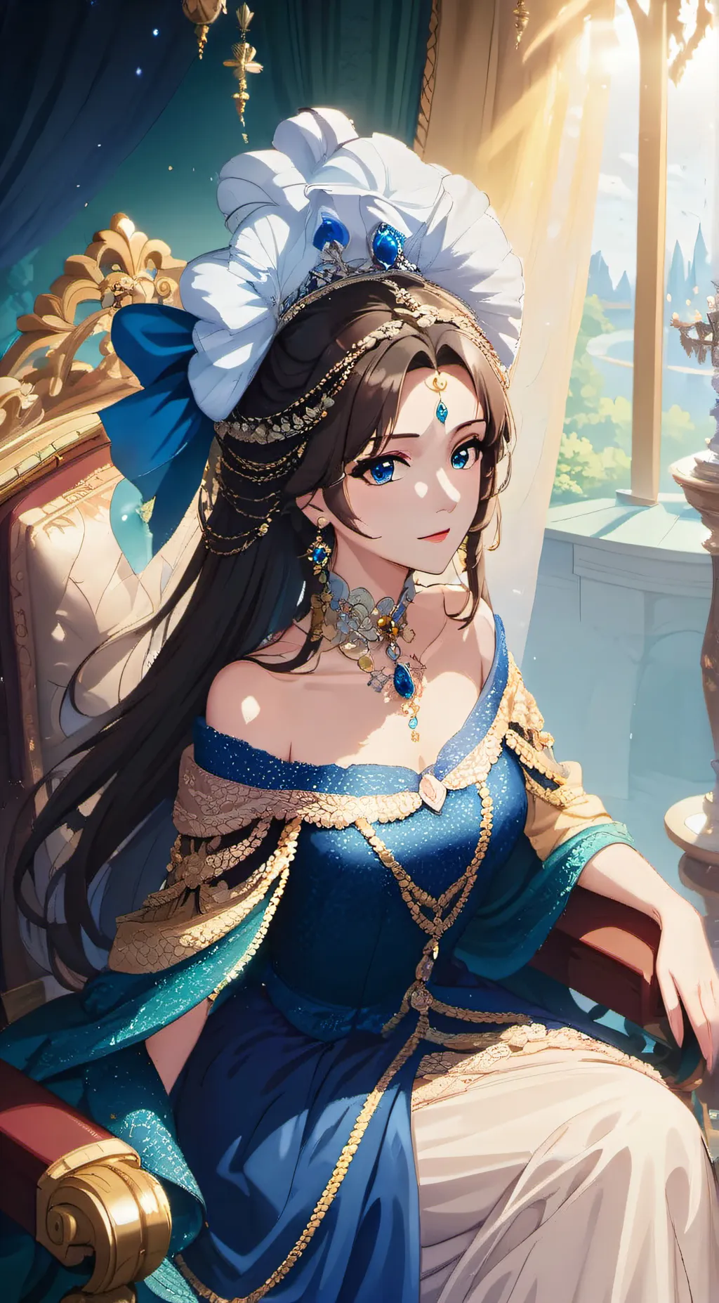 ai character: Evelyn background