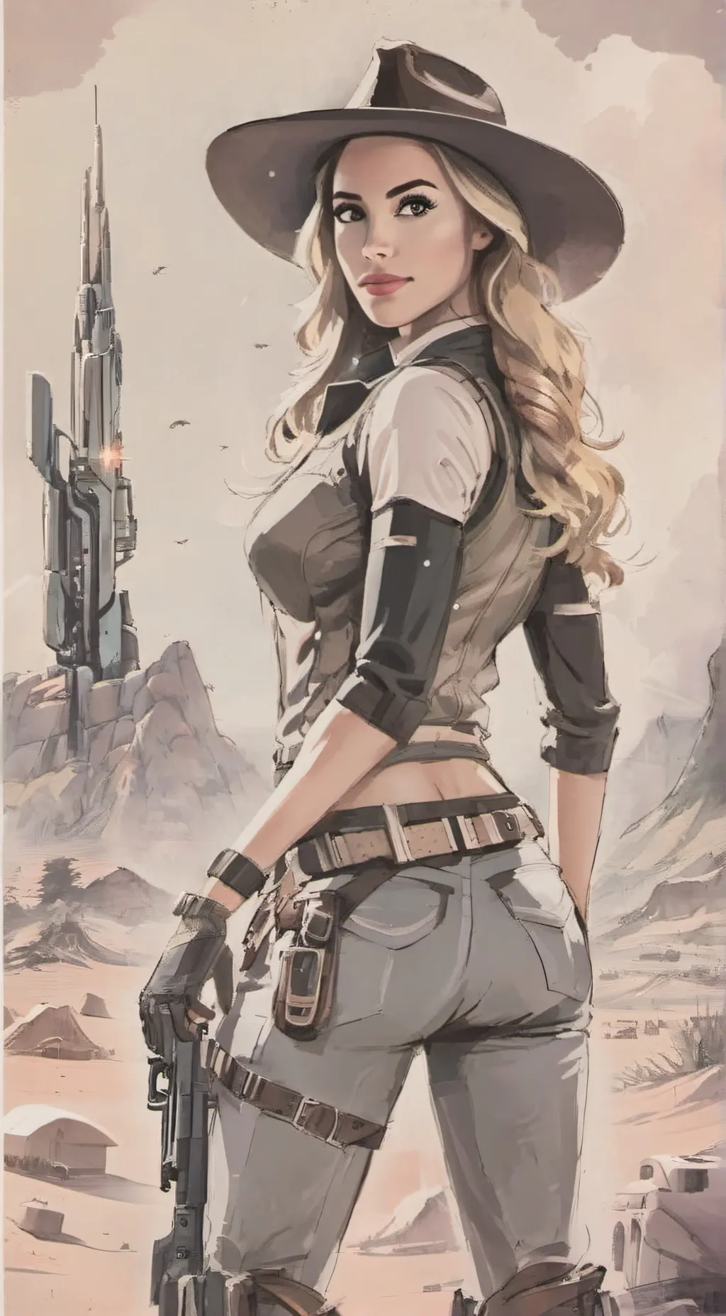 ai character: Sandra background