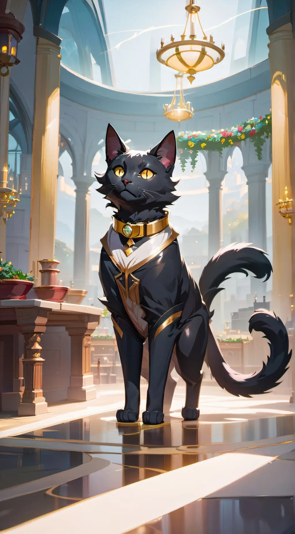 ai character: Familiar background